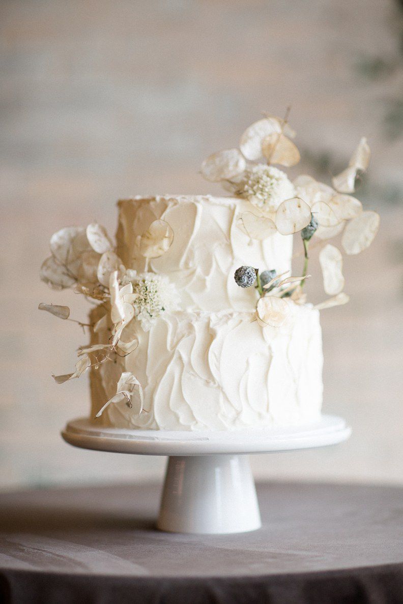 Two Tier Wedding Cake, White Wedding cake,